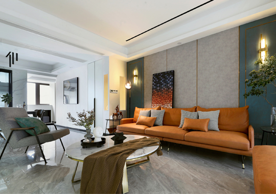 金都夏宫150方半包公寓现代风格设计案例赏析